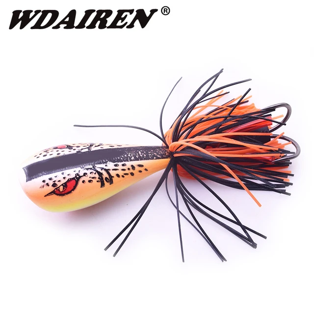 High Quality Frog Fishing Lures Silicone wire Snakehead Lure 90mm 10g  Topwater Hard Bass Bait Frog