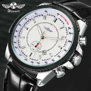 

Fashion Men's Sports Watches WINNER Top Brand Luxury Men's Automatic Mechanical Wrist Watches Montre Homme Calendar Date Clock