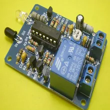 Регулируемый инфракрасный бесконтактный DIY комплект диодный переключатель автоматический кран модуль макет DIY Электронный комплект 10A/250 в PCB