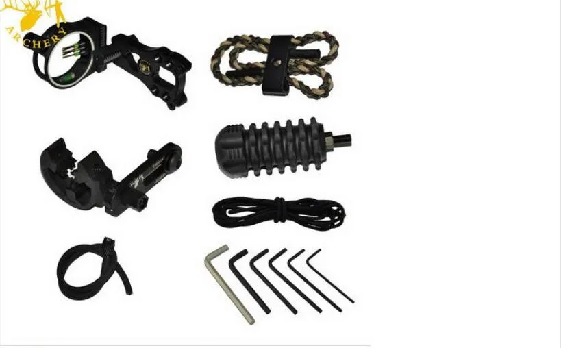 Archery upgrade combo Bow Sight Kits Arrow Rest Stabilizer Compound Bow