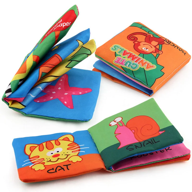 Board Games for Children Baby Stereoscopic Early Teaching 0-6 months Infant Cloth Book Tear Not Rotten Cloth Book Board Games for Children Baby Stereoscopic Early Teaching 0-6 months Infant Cloth Book Tear Not Rotten Cloth Book