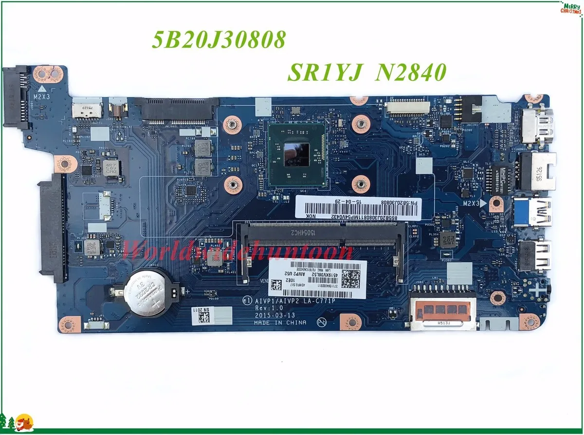 Высокое качество материнская плата MB 5B20J30808 для ноутбука Lenovo Ideapad 100-15IBY AIVP1/AIVP2 LA-C771P