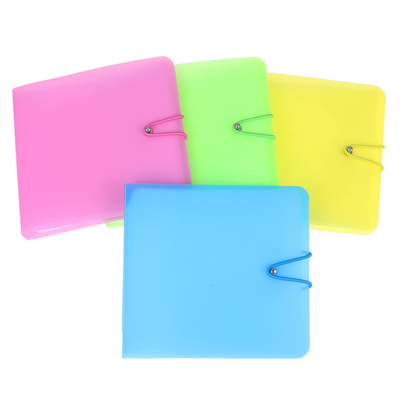 

12 Disc Platics Album Box For CD VCD DVD Portable Wallet Storage Holder Bag Hard Case Boxes Holder Organizer Carry Case