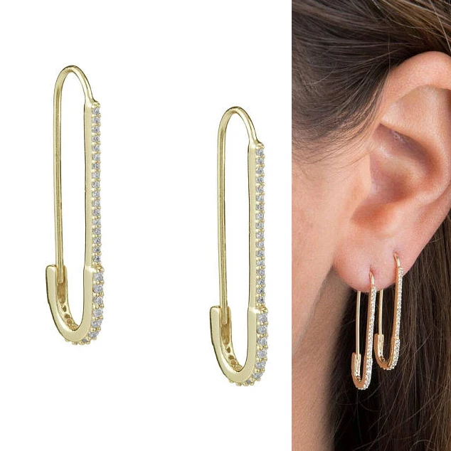 Boucle Doreille Trombone Argent
