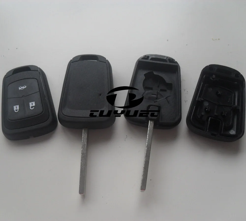 3 кнопки дистанционного ключа оболочки для Chevrolet Aveo замена пустой ключ чехол