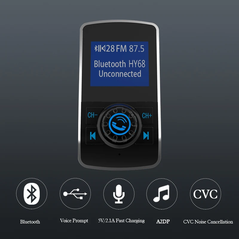 Bluetooth Kit FM Transmitter With USB Charger Car MP3 Player FM Player