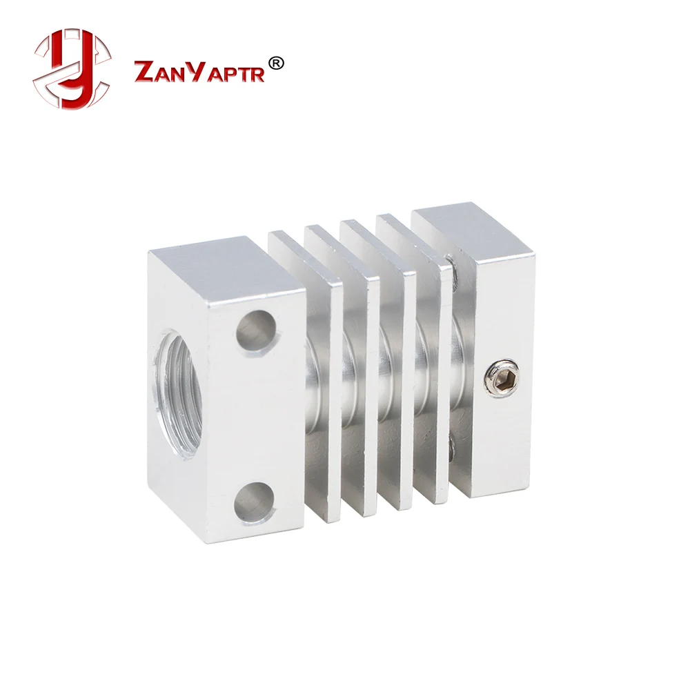 cheap CR10 Heat Sink All Metal Radiator For V6 CREALITY CR 10 CR 10s Heatsinks 3D printer Bowden Extruder hotend