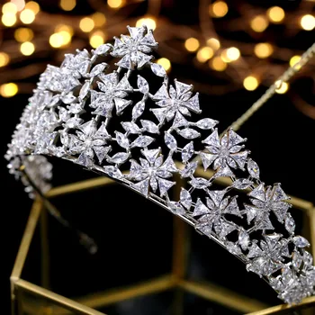 

Asnora corona nupcial Bridal Crowns Wedding Tiaras Crystals Women Hairwear Wedding Hair Accessories