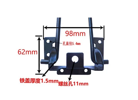 4pcs H:310MM  Metal Folding Table Legs Hairpins Laptop notebook desk leg support bracket