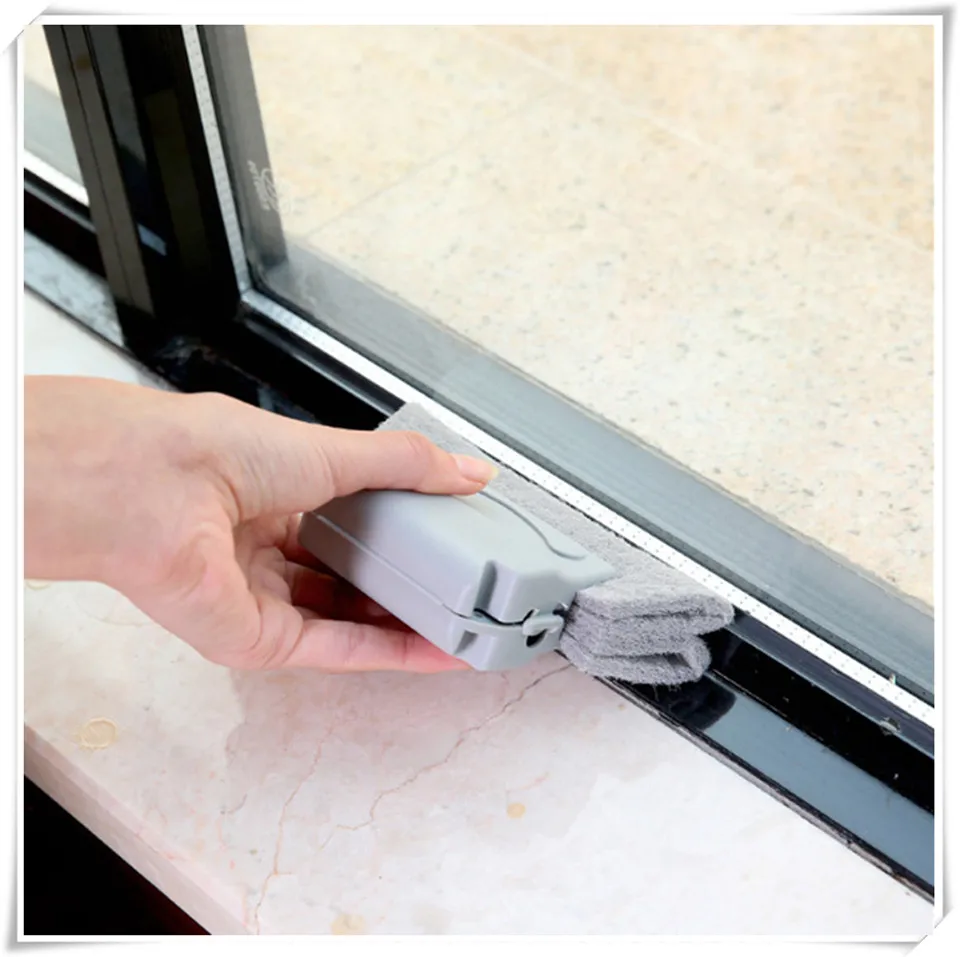 Removable Buckle Cleaning Brush For Door and Window Gap Surface-Side-Pad Sl Q5J1