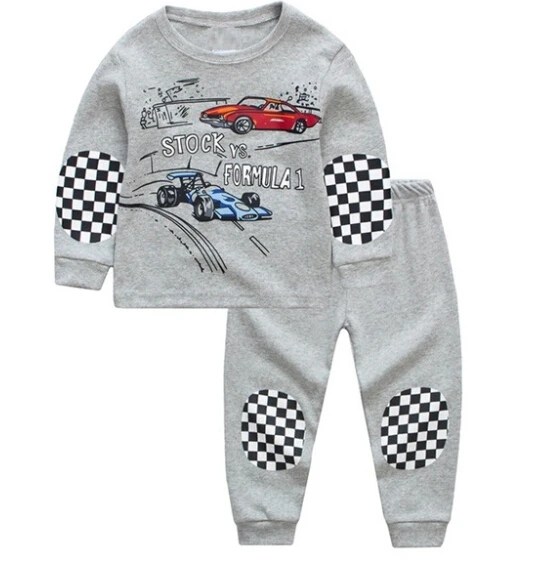 

Special new Cartoon Kids Pajama Set Children Warm Cotton Pyjamas Leggings Pants 2pcs Baby Girl Boys Pyjamas Clothing Suit t6