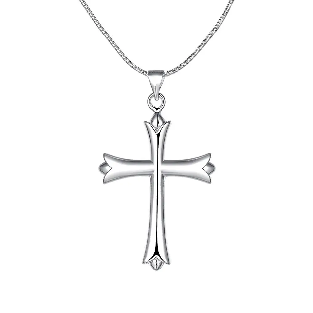 Кулон в виде Креста из серебра 925 пробы N290|f pendant|925 sterling silver pendantsterling pendants |