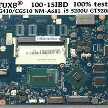 KTUXB CG410/CG510 NM-A681 материнская плата для lenovo 100-15IBD B50-50 ноутбук материнская плата Процессор i5 5200U GT920M DDR3 тесты работы