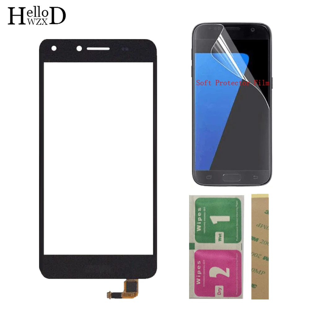 

5" Touch Screen Front Glass For Huawei Honor 5A Y5 II 2 Y5II CUN-L01 LYO-L21 5A Touch Screen Sensor Digitizer Protector Film