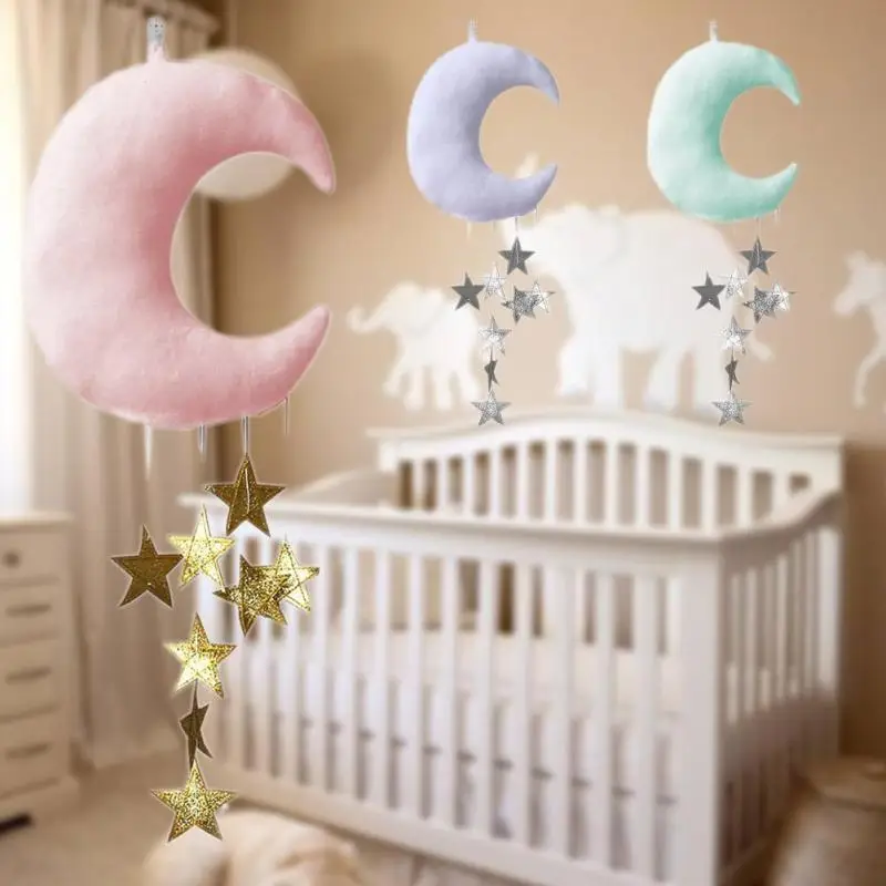 Nordic-Style-Baby-Pillow-Moon-Star-Shape-Hanging-Decor-Kids-Bedroom-Home-Wall-Hanging-Decoration-Ornaments