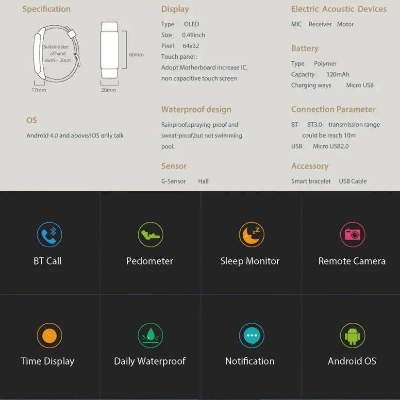 CARPRIE Wearable Devices Smart Watches Blood Oxygen Pressure Heart Rate Monitor Pedometer Smart Watch Bluetooth Earphone dec26