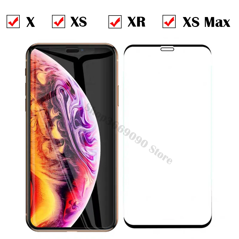 Новое защитное стекло для i phone Xs max для iphone X Xr s Xsmax mas apple ipone iphon Защитная пленка для экрана 9h