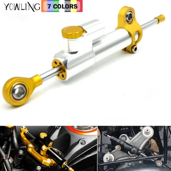 

MT07 MT09 YZF R3 R6 CNC Damper Steering Stabilizer Linear Reversed Safety Control MT 09 MT 07 Bike for KTM for Kawasaki yamaha