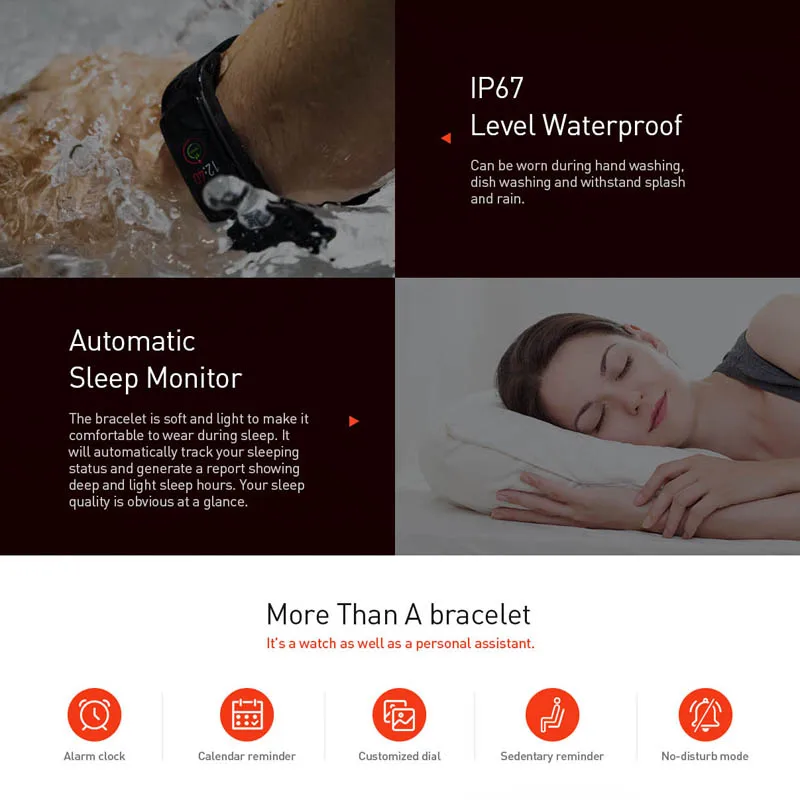 Новый Iwownfit I6 PRO C смарт браслет монитор сердечного ритма IP67 Водонепроницаемый