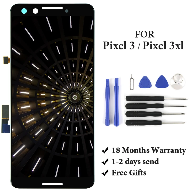 Сменный ЖК-дисплей 6 3 дюйма для HTC Google Pixel 3/ XL с сенсорным экраном и дигитайзером 3XL