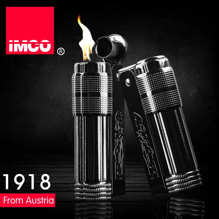 

Austria IMCO brand steel oil lighter.black kerosene lighter,men's cigarette gasoline lighter 6700