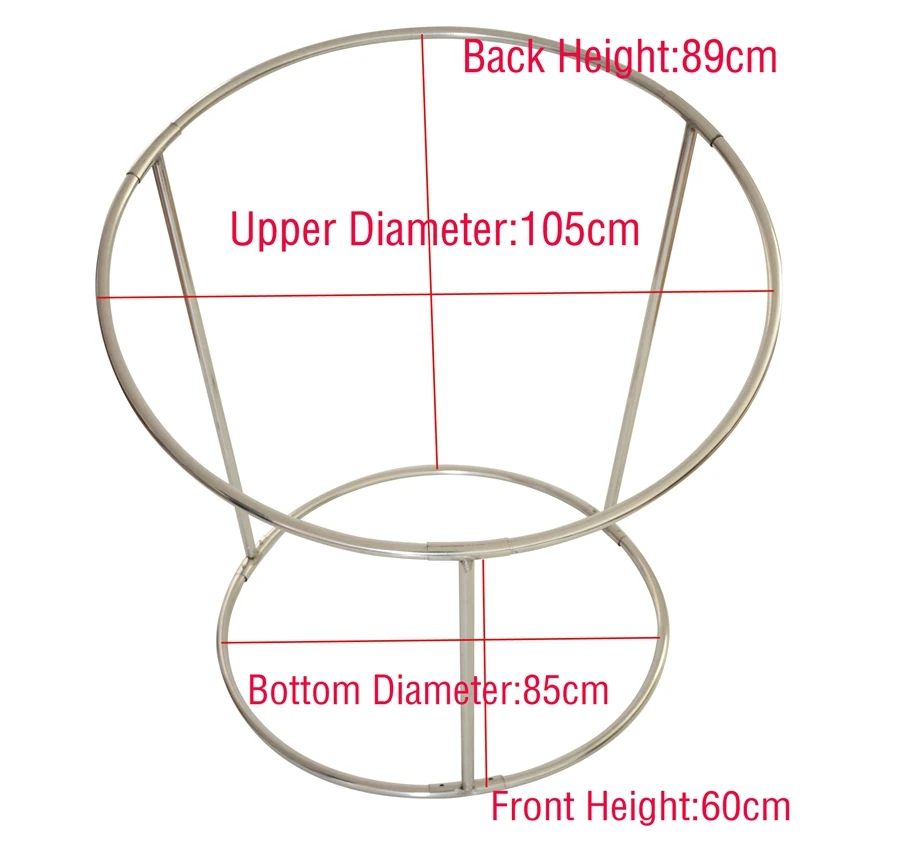 High Bean Bag Stand Newborn Photography Props Newborn Posing Beanbag Frame Stainless Steel Nest Baby Photography Accessories