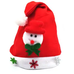 Нетканая Рождественская шапка Санта Клаус для взрослых детей