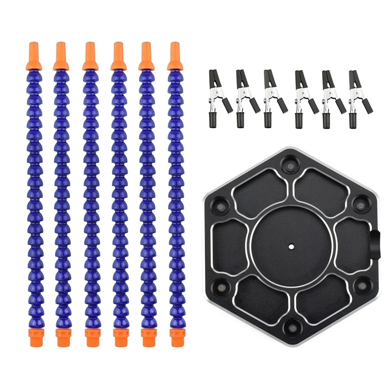Multi пайки Руки помощи припой держатель сварочных работ с 6 шт. гибкие помощь третьей руки паяльная станция для сварки