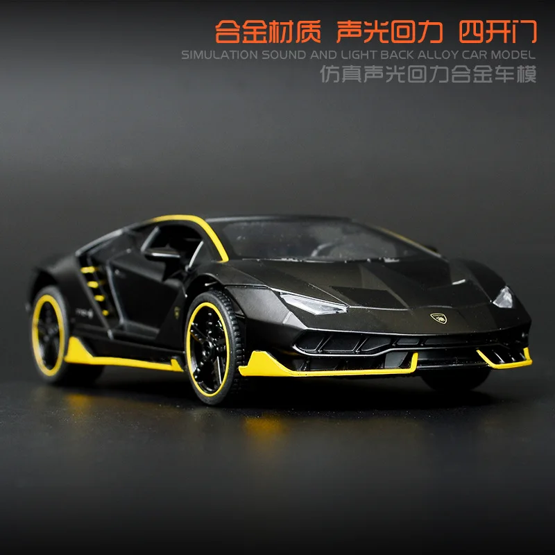 Модель автомобиля из сплава 1:32 sports edition акустическая и светящаяся детская