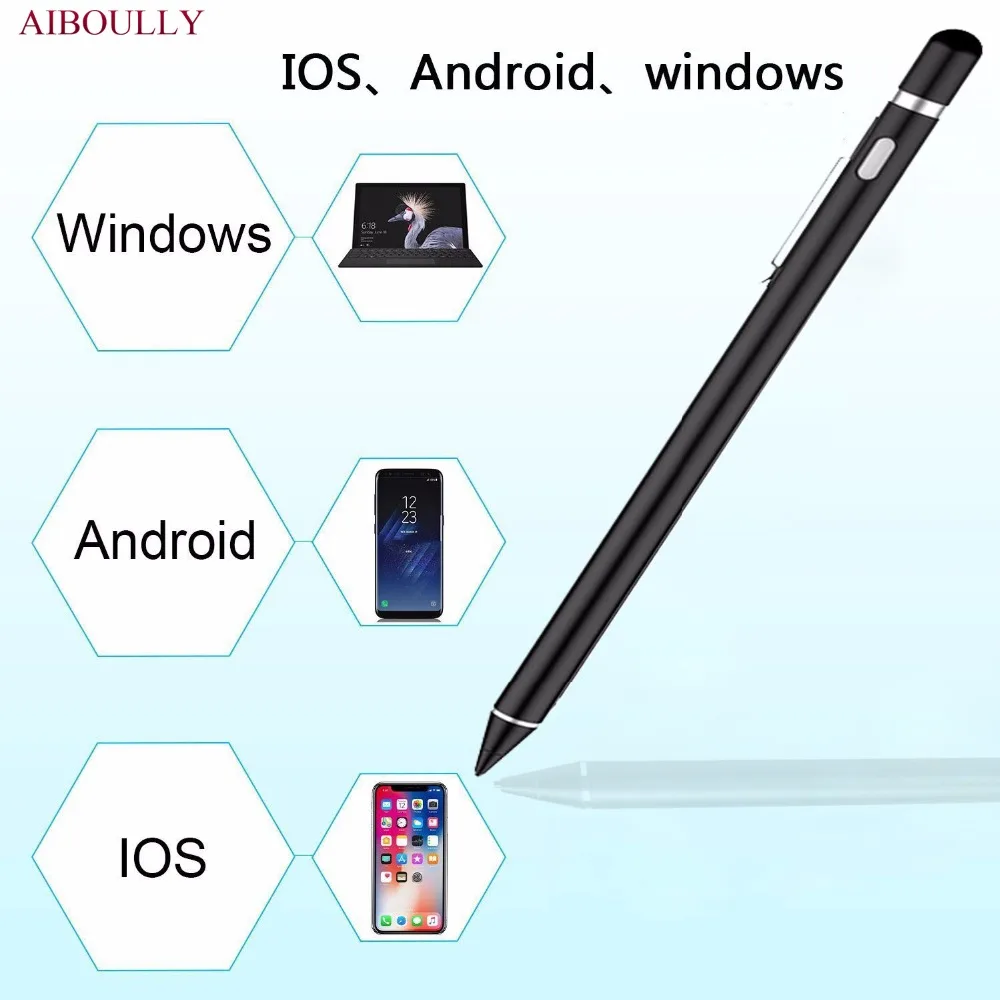 High precision NIB 1.45mm Active Pen Capacitive Touch Screen Pen For