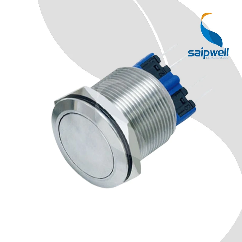 

IP67 IK10 Waterproof Self-Locking Flat Head Shape Stainless Stell Push Button Switch / Metal-Enclosed Switchgear (SP22-B1)