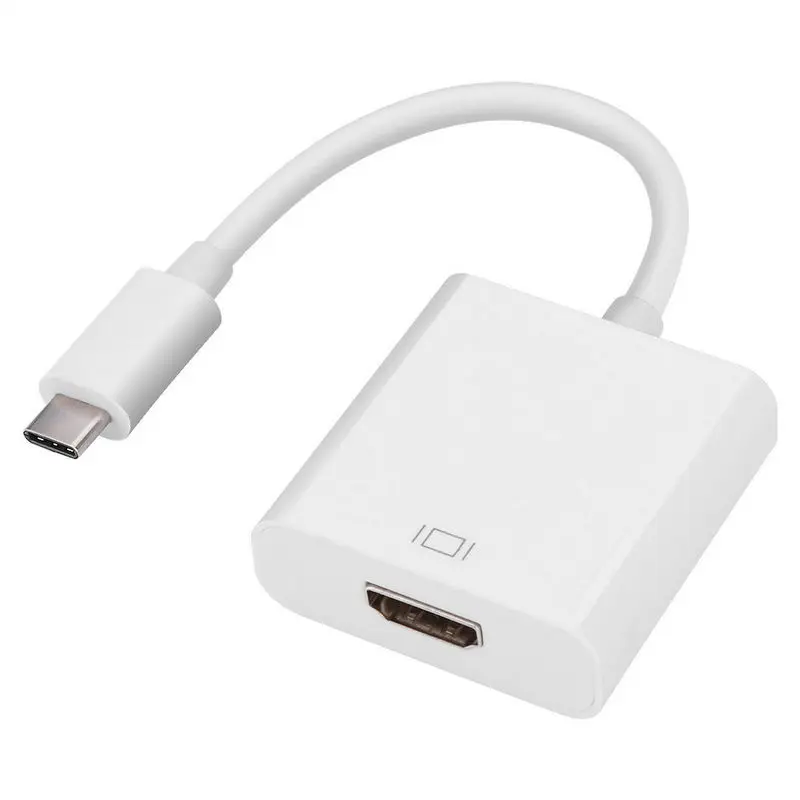 USB 3,1 Тип C к HDMI адаптер USB C к HDMI кабель 1080 P Женский HDTV Кабель-адаптер для Apple ноутбук Macbook Монитор Проектор