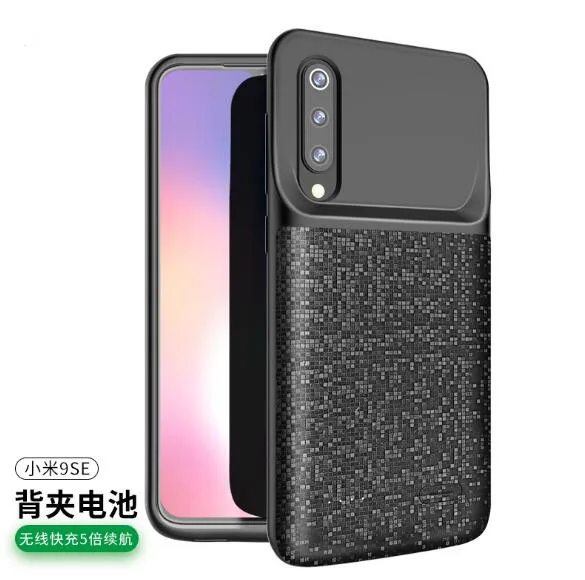 Egeedigi тонкий ударопрочный чехол для заряда батареи для Xiaomi Mi 9/9 Se power Case power Bank Высокая емкость батарея задняя крышка чехол