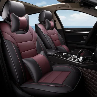 Car Seat Cover High Quality Customized Automobiles Covers Comfortable Breathable Leather Potector 1 Set | Автомобили и мотоциклы