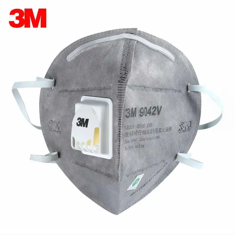 3M 9041V 9042V маска с активированным углем анти-формальдегид декоративный запах Пылезащитная противотуманная маска для беременных женщин - Цвет: 10 pcs  9042v