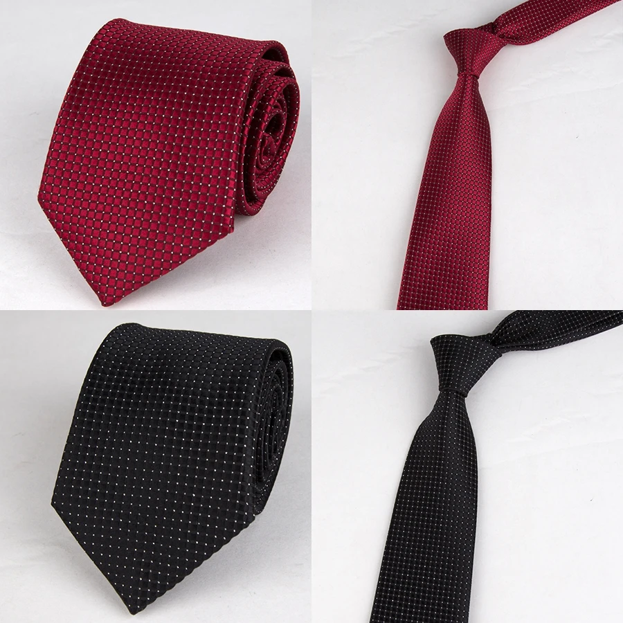Мужской галстук классические галстуки для мужчин 8 см однотонный жаккардовый тканый мужской галстук-бабочка деловые галстуки XGVOKH брендовые модные свадебные вечерние