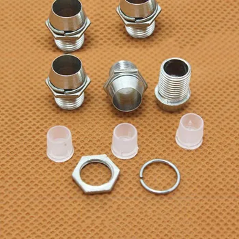 

5mm LED Mount Bezel Holder Housing Cap metal Socket 200pcs