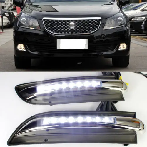 

Original Fog Light Replacement to Running Daylight DRL for Toyota Crown 2012