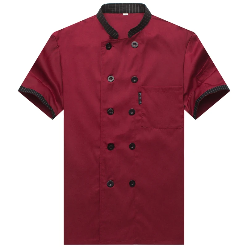 New Classic Cook suit short sleeve chef jacket cheap chef uniform