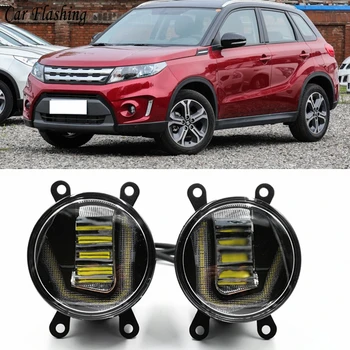 

3-IN-1 Functions Auto For Suzuki Vitara 2015 2016 2017 2018 DRL Daytime Running Light Car Projector Fog Lamp turn signal light