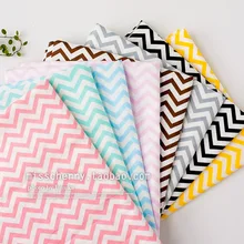160x50cm básico doce-colorido listras onda tecido de algodão sarja diy crianças roupa de cama 180 g/m