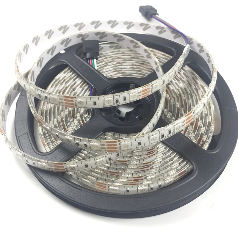 

5M 300Leds waterproof RGB Led Strip Light 5050 DC12V 60Leds/M Fiexble Light Led Ribbon Tape Home Decoration Lamp