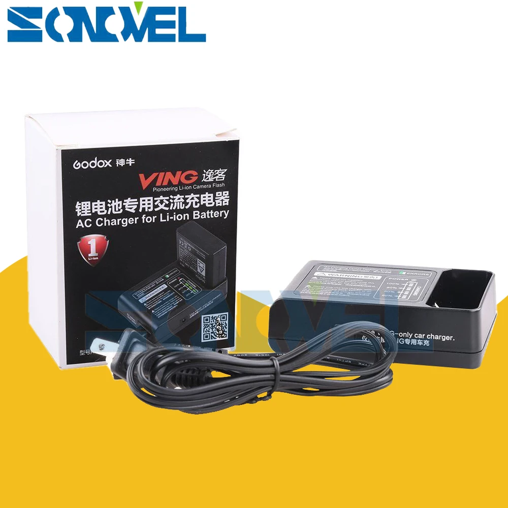 

GODOX VC-18 Charger Kit for Godox VB18 Li-ion Battery Ving V850 V850 II V860II-S V860C V860II Speedlite Flash