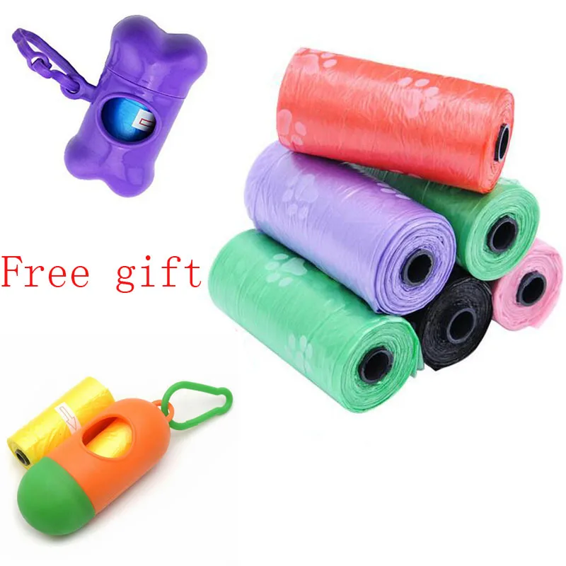 10 Roll Garbage Clean Waste Poo Bag Pet Holder Dog Cat Carrier Case