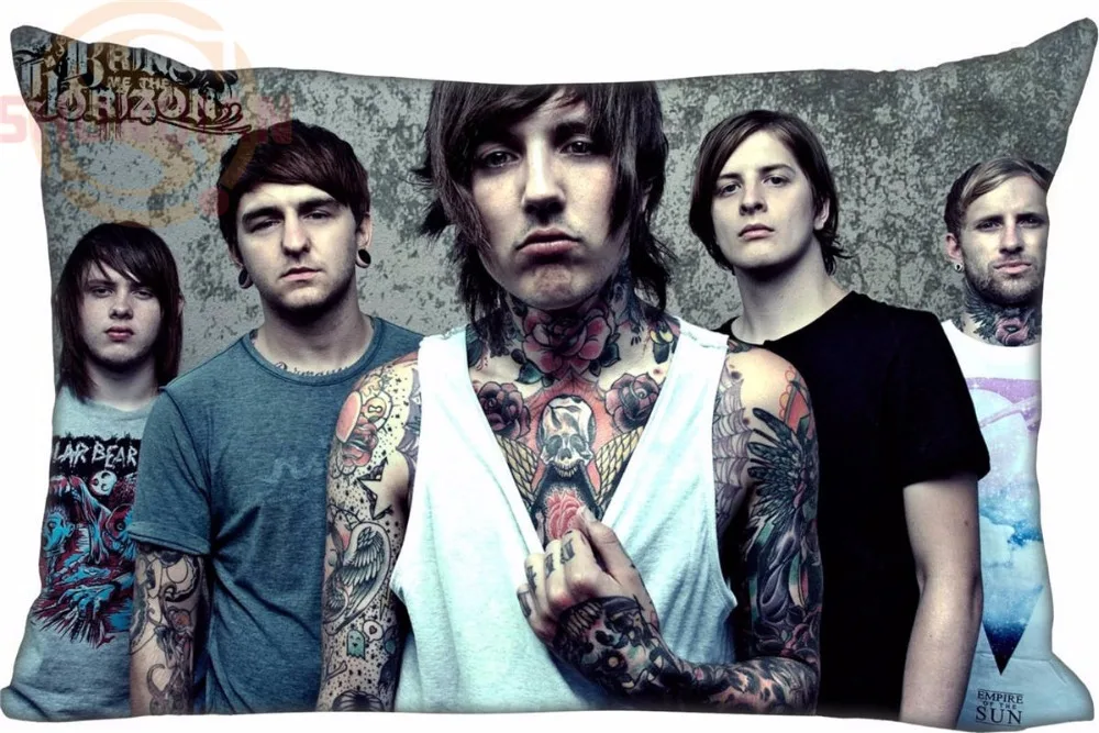 

P#J17 Custom Bring Me The Horizon Rectangle Pillowcase zipper Classic Pillow Case size 30X60cm&40X60cm W#1121Y-J17