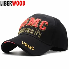 Официальный бейсбольный колпачок LIBERWOOD USMC, американский морской патриот, Мужская бейсболка, шляпа USMC Semper Fi, Мужская бейсболка