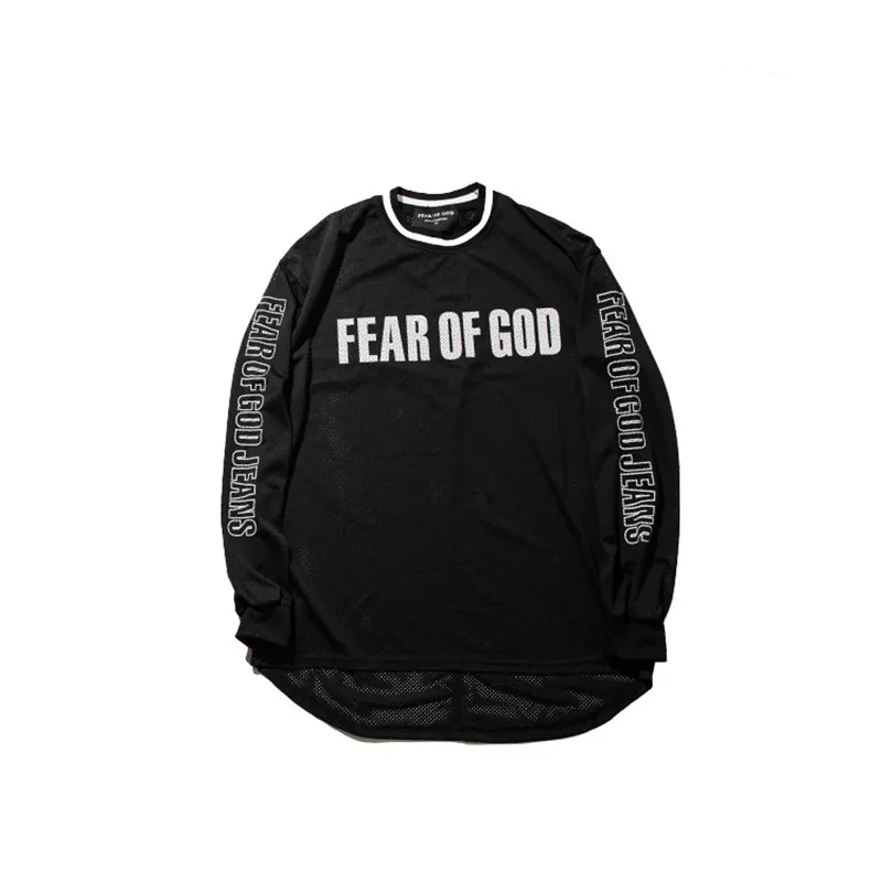 Brand Clothing Fear Of God Men Women Long Sweatshirt FOG fearofgod High
