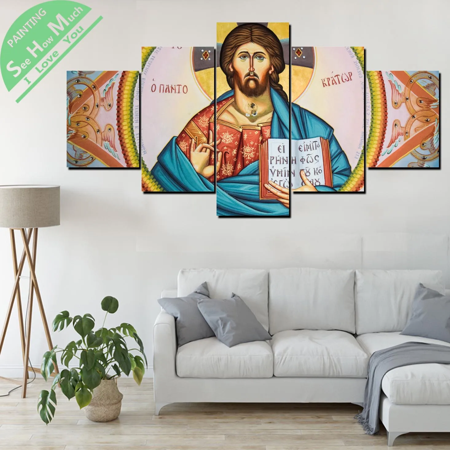 купить! 5 шт. Религия церковь Гаутама Будда искусства Wall Art Холст Плакат и Печать Холст Картины Лучший!