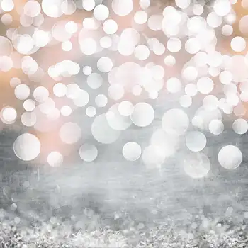 

5*6.5ft Newborn Baby Photography Background Silver Spot Vinyl Backdrop for Photography Valentine's Day Photos fotografia