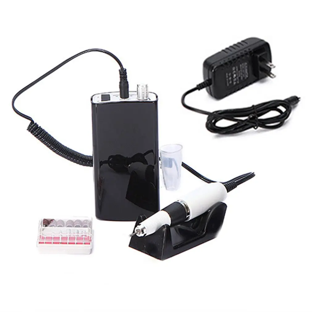 

Portable Size Electric Nail Manicure Drill Machine Tools Nail Drill Bits Pedicure Files Electric Polisher Grind Nail Tool